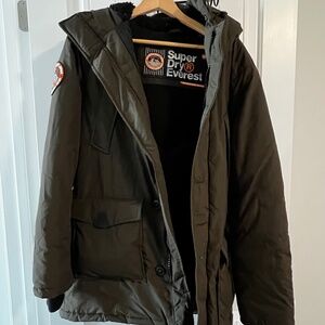 Superdry Everest Mountain parka jacket Size M